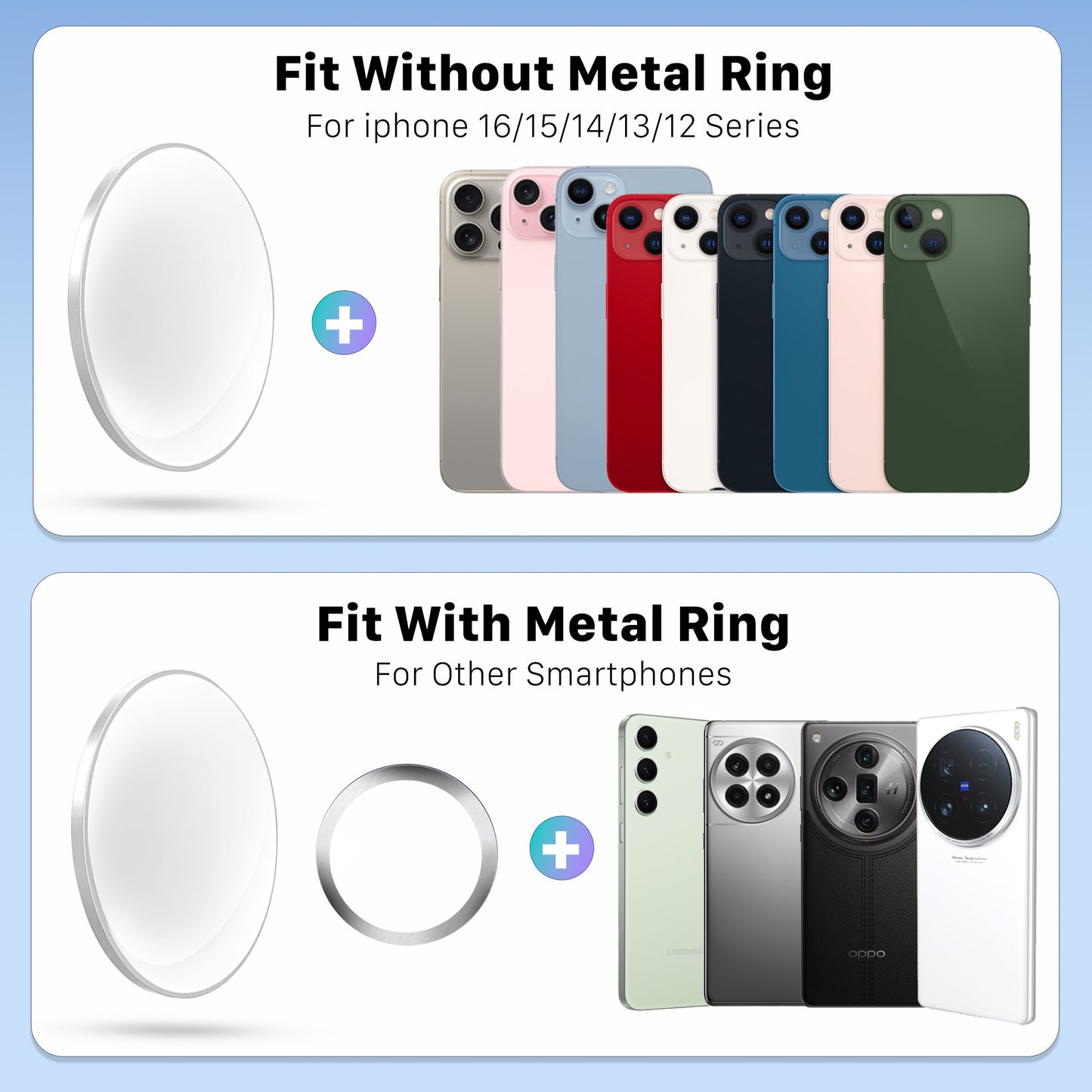 MagSafe Selfie Mirror for iPhone, Convex Wide-Angle Mirror for Back Camera – Perfect for Vlogging Selfies